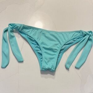 Kailua Side-Tie Bikini Bottom in Light Aqua